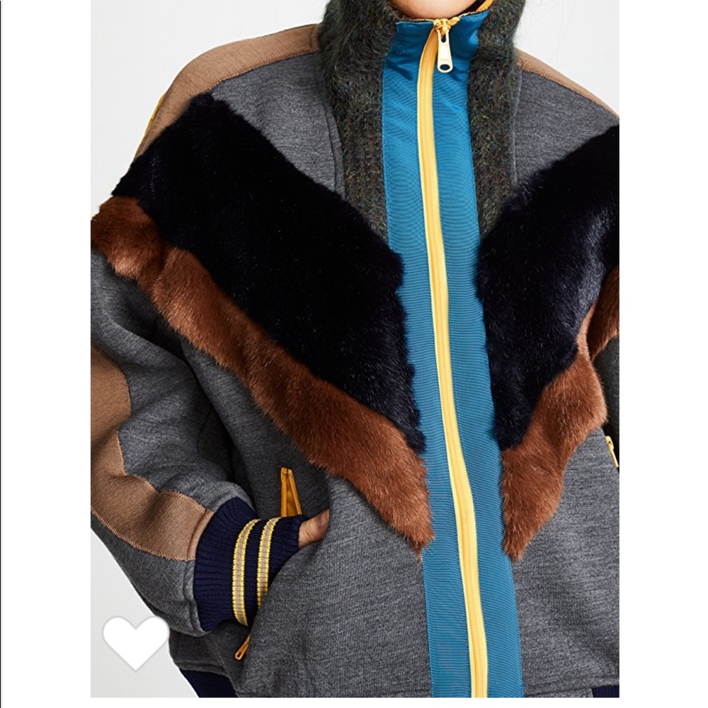 Kolor oversized zip cardigan / jacket